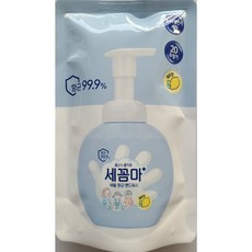 [LG생활건강] 온더바디 세꼼마 버블 핸드워시 리필 200ml 레몬 x 5개, 1개