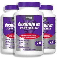 Nutramax 뉴트라맥스 코사민 DS Cosamin 210캡슐 3병, 3개, 210정