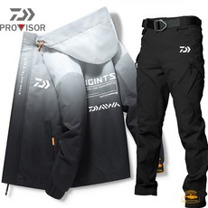 Daiwa낚시복 긴바지 아웃도어 스포츠 낚시복 세트 남성용 겨울, 02 Suit 02
