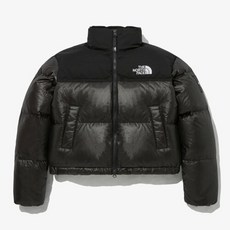슈데일리 우먼스 노스페이스 화이트 라벨 노벨티 눕시 다운 자켓 블랙 NJ1DP85J