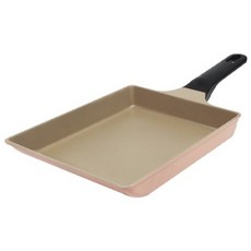 Kitchen-Art 鑽石塗層玉子燒平底鍋 18*24cm 淡粉色, 24cm, 1個