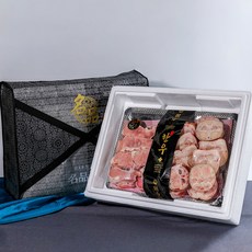 전라도청년 한우사골2kg + 한우우족2kg (총4kg) 선물세트, 1세트