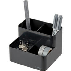  백앤 리템엘앤씨 시스맥스 럭스 연필꽂이, 6개, 블랙 