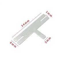 니켈 도금 강철 스트립 테이프 시트 플레이트 탭 배터리 용접기 스폿 리튬 18650 0.15mm 30 개, 30개