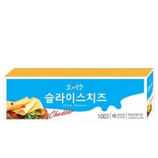 소와나무 체다슬라이스치즈100매입x1팩/냉장무배