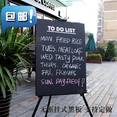 무테 사용 걸이식 닦을 수 있다 쓰다 스티커 벽걸이 황산분필 매달리다 O걸이 메뉴보드, 무테 칠판 기본핏 _6색상 6즈 물에
