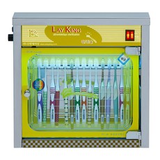 신원레이킹 칫솔소독기 자외선 살균기 20인용 유치원 학교 어린이집 회사 SW-20, 1.색상-노랑