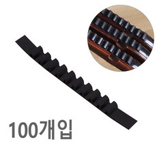 (100개 묶음) (옷걸이 패드-100개) 실리콘 옷걸이 미끄럼방지 패드 옷걸이부착패드, 100개, A타입 블랙