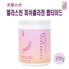 프랑스 먹는 엘라스틴 가루 분말 엘라스틴콜라겐 펩타이드 데스모신 이소데스모신 저분자 피쉬 콜라겐 부스터 히알루론산 탄성단백질 피부 탄력 효능 추천 홈쇼핑, 1통, 280g
