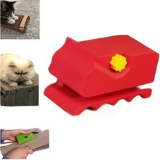 셀레온 고양이 스크래처용 골판지 커터 DIY 3D 프린팅 휴대용 재활용 도구 절단기, Red, 1개