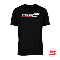 파이브 FIVE Spandex Coolon T-Shirt 스판덱스 쿨론 티셔츠 오토바이 반팔 상의, 블랙(Black)