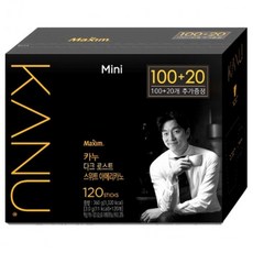 카누 다크 로스트 스위트 아메리카노 120T (360g) puky71*160920796BM, 3g, 1개입, 120개