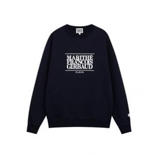 마리떼 프랑소와 저버 12월 2일 배송 CLASSIC LOGO 스웨트셔츠 navy 매장정품 156441