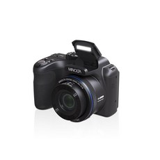Minolta 20 메가 픽셀 26x 광학 줌 디지털 카메라 1080p FHD 비디오 포함, 블랙, 1개