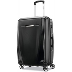 Samsonite Winfield 3 DLX 하드사이드 확장형 러기지(스파이너 블랙 수트케이스 포함)