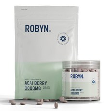 Robyn Nutrition 아사이베리 캡슐 365정 영국산, 1개