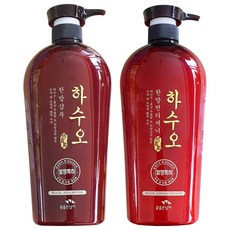 꽃을든남자 목단피 홍삼 하수오 한방추출물 1000ml 샴푸 컨디션너 1set