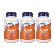 Now Foods 나우푸드 프로폴리스 Propolis 1500 100정, 3개