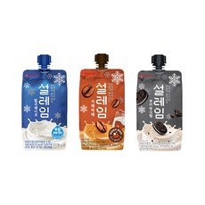 [롯데] 설레임 3종 8개씩 총 24개 (밀크 커피 쿠앤크), 1세트, 160ml