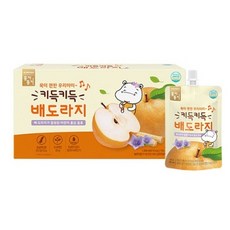 함소아 키득키득 배도라지 주스 100ml, 홍삼+배+도라지 혼합맛, 10개