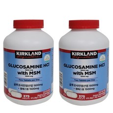 커클랜드 시그니춰 글루코사민HCI 1500mg, 2개, 375정