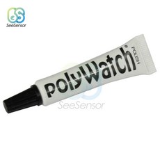 Polywatch 시계 플라스틱 아크릴 시계 크리스탈 유리 폴란드어 스크래치 리무버 안경 수리 빈티지 5g, 1개