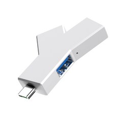 카드 리더 마우스 키보드 용 다기능 USB/Type-C 3.0 허브, 유형 C.