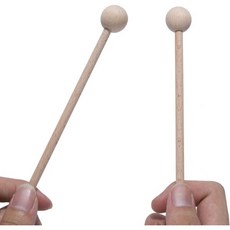  드럼 손잡이 타악기 실로폰 차임 우드블록 글로켄슈필 벨용 우드말렛 퍼커션 스틱 8인치 길이 