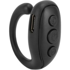 핸드폰의 블루투스 리모트 ABS 링 모양의 제어 페이지 터너 무선 셀카버튼 클리커 카메라 셔터 컨트롤 스마트폰 태블릿용검정