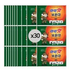 핫팩 마이핫 대용량 보온대(온열팩) 160g x 30팩(23년제조), 30개