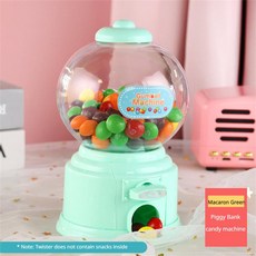 미니 캔디 머신 디펜서 어린이 놀이 자동 판매기 동전 저축 상자 돼지 저금통 생일 선물 호의, 09 Style I, 1개