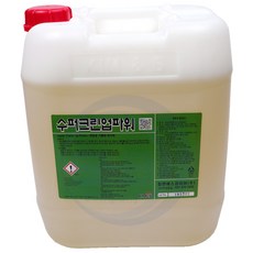 (주)SYB컴퍼니 킴엔에스 강력기름때 제거제 수퍼크린업파워 18.75L 공업용산업용 기름때 묵은때제거 청소약품, 1개