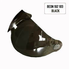 오토바이 헬멧 교체렌즈 바이저 선실드 오픈 페이스 BEON 호환용 102 103 110 110A 110B 롱 숏 투명 실버그레이 블랙, A.102 103, 1개