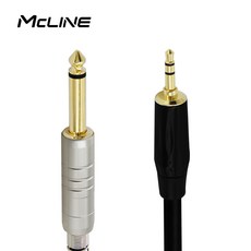  맥라인 스테레오 3.5mm to 모노 5.5(6.3) 변환 케이블 30m MC-HA12, 1개 