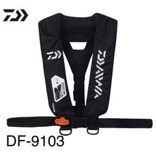 다이와 DF-9103 자동팽창식 구명조끼 한국다이와 정품, 블랙