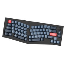 키크론 V8 맥스 3모드 앨리스 유무선 기계식 키보드, 블랙, D4, 바나나축