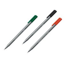 트리플러스 화인라이너 0.3mm 블랙 10개 필기감좋은볼펜 독특한볼펜