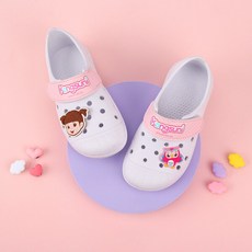 [알파슈] 콩순이 뉴벨크로 실내화_핑크
