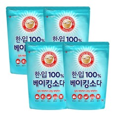 한입 100% 베이킹소다, 4개, 2kg