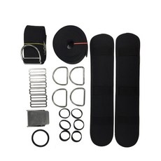 스쿠버 다이빙 기술 다이빙 백 마운트 도넛 BCD DIR Harness with Backplate|풀 & 액세서리|, 1개, Black