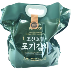 [국산배추김치]조선호텔 포기김치 Kimchi, 2.5kg, 1개