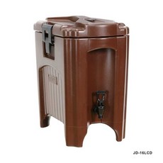 딜리버리 커피통 커피케이터링 행사 음료 갈색, 16L 음료통