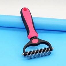 반려동물 플로팅 털 제거 빗 개 그루밍 브러시 고양이 털 흘리기 마사지 브러시 개 매듭 리무버 청소 도구, 1개, 없음, 없음
