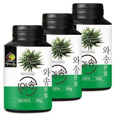 염증 면역력 면역 지방 간 신장 에좋은음식 엄마애손 와송 엑기스 분말 100g 3개, ★판매자추천★ 와송분말 100g 3통 (국내산)