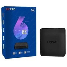 EVPAD 플래그십 TV 박스 한국 일본 SG 미국 CA 해외 CN에 4GB 64GB AI WiFi6 10P 2023, 없음, 5.Eu 플러그 - EVPAD 6S