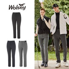 Wolsey 23FW 여성 헤리티지 융기모 골프팬츠 3종