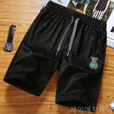 남자실크반바지