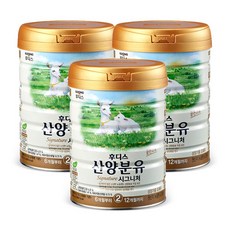 후디스 산양분유 시그니처 2단계, 800g, 3개