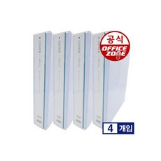 오피스존 백색 사다리 바인더 5cm 3공 A4, 4개입