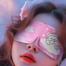 곰도리핫팩 클라우드 온열안대 스팀 아이마스크 수면안대 눈찜질팩(20매 부터), 20매, 1개